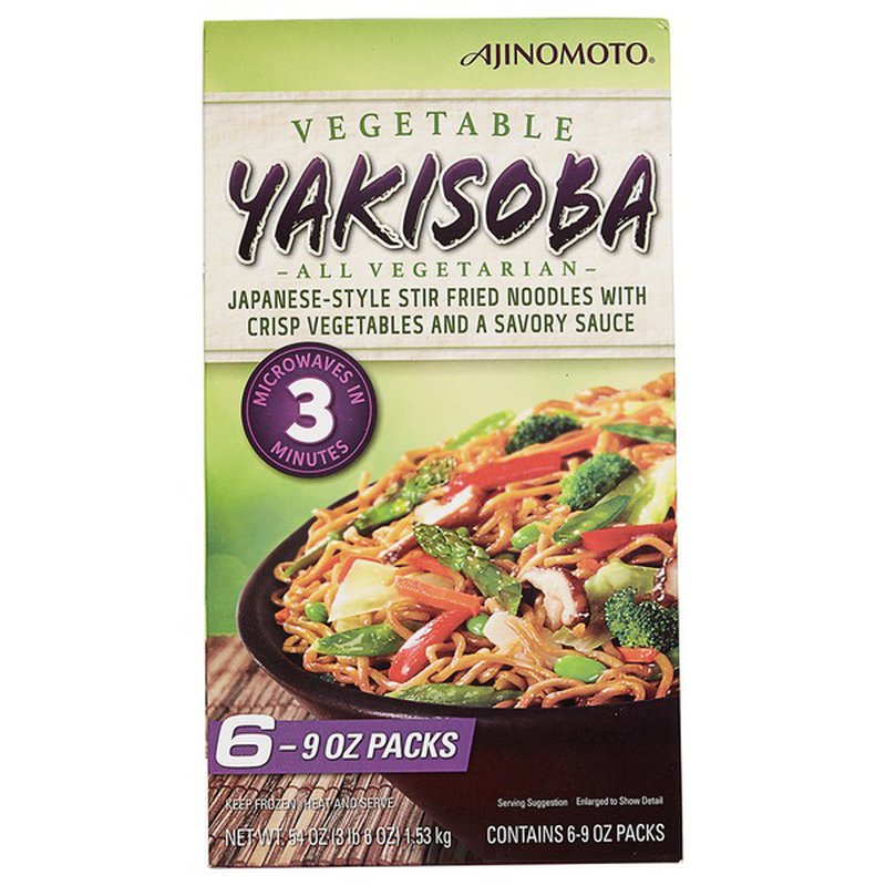 Ajinomoto Vegetable Yakisoba 6 x 250g