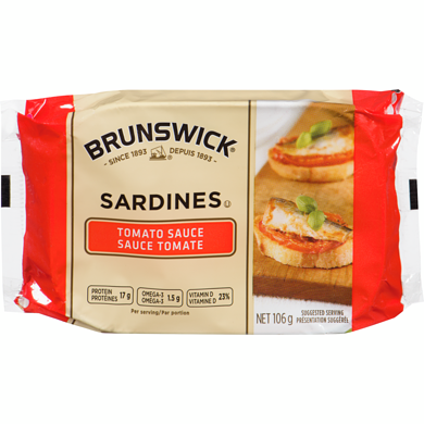 Brunswick sardines with tomato sauce