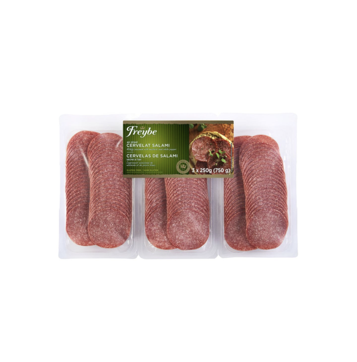 Freybe Sliced Salami 3x250g