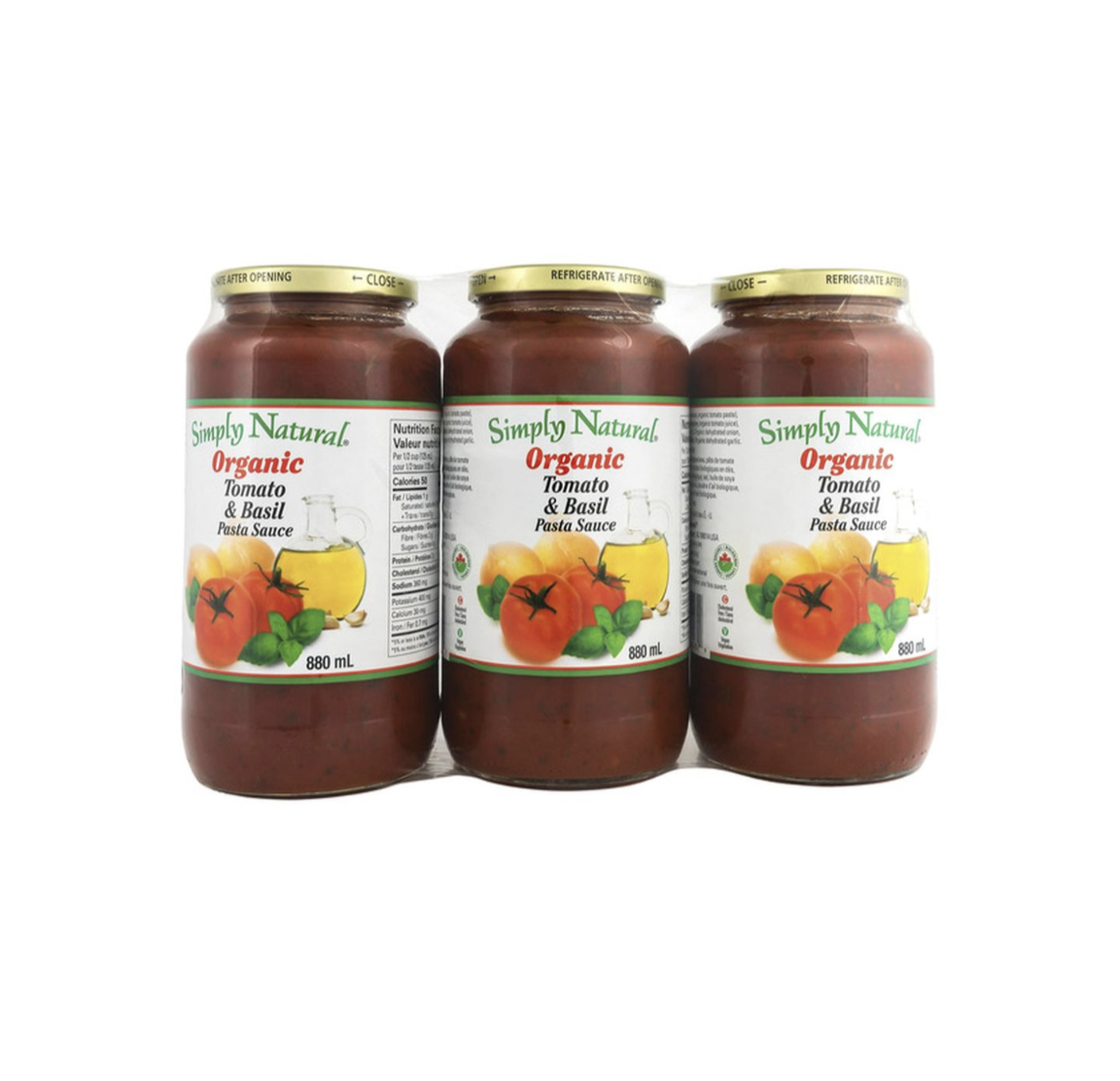 Simply Organic Tomato Basil Pasta Sauce