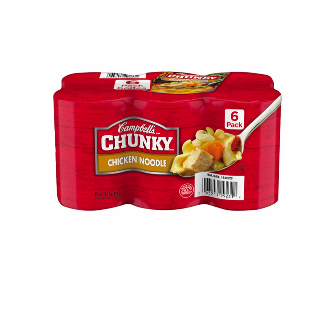 Campbel's Chunky Chicken Noodle Soup
515 ml 6 x 515 ml