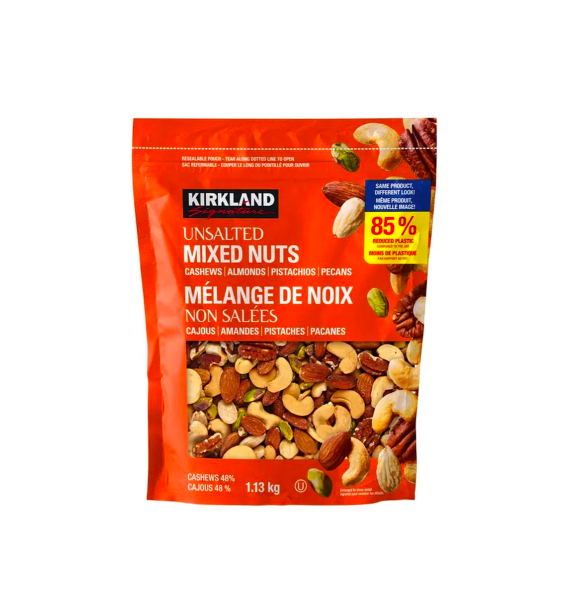 Kirkland Signature Unsalted Mixed Nuts