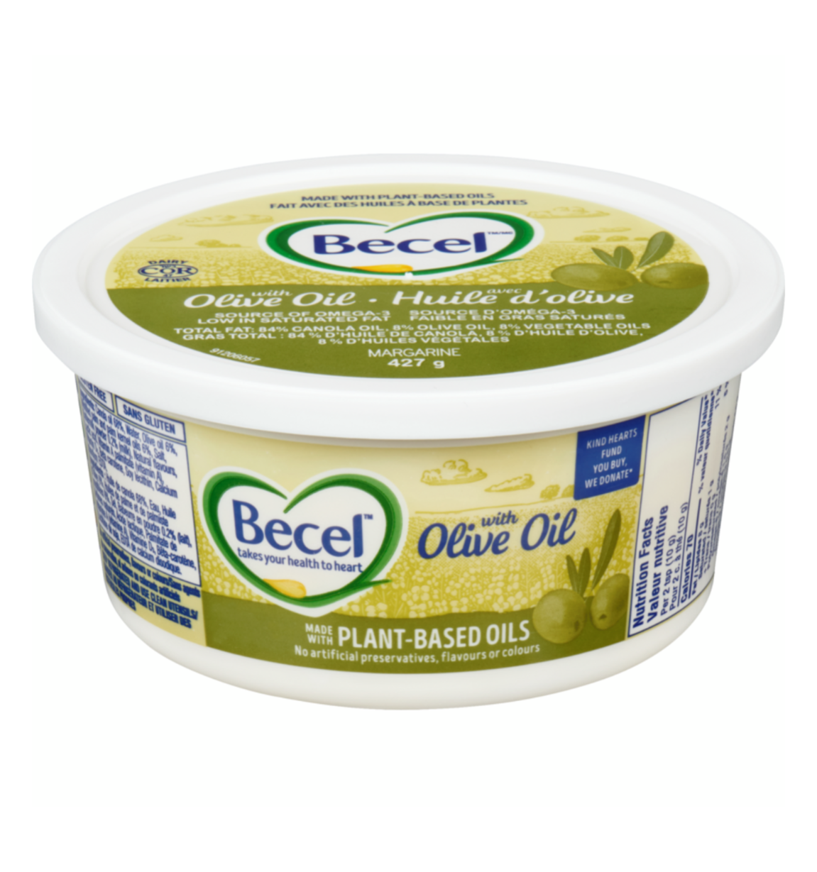 Becel olive oil margarine 427g
