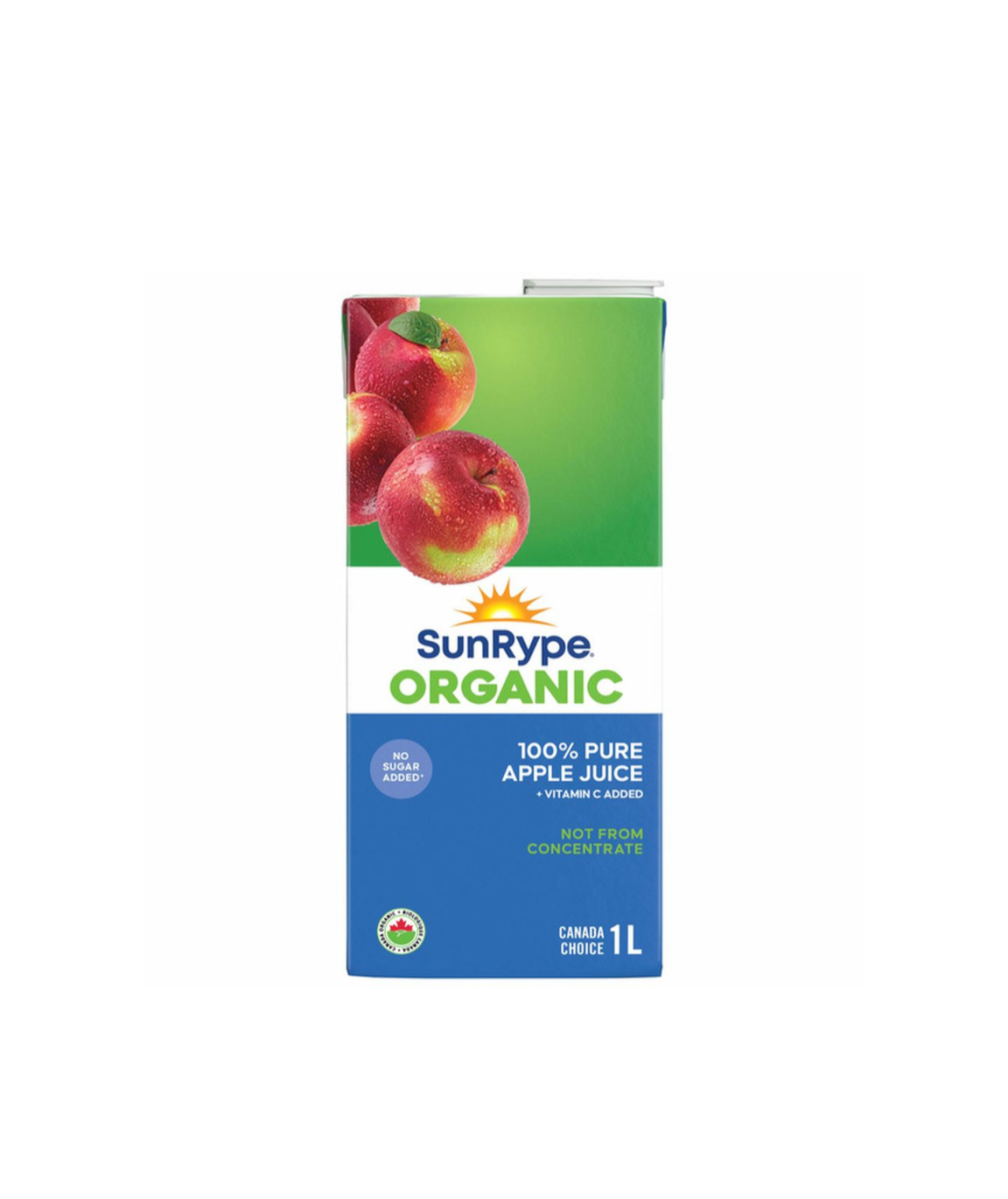 SunRype Organic Apple Juice 12x1L