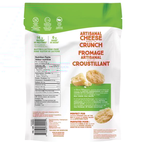 Cello Whisps Parmesan Crisps