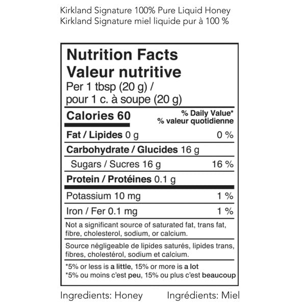 Kirkland Signature 100% Pure Liquid Honey