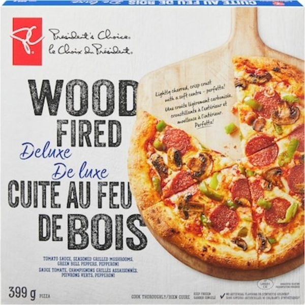 President’s Choice Wood Fired Deluxe Pizza 399 g
