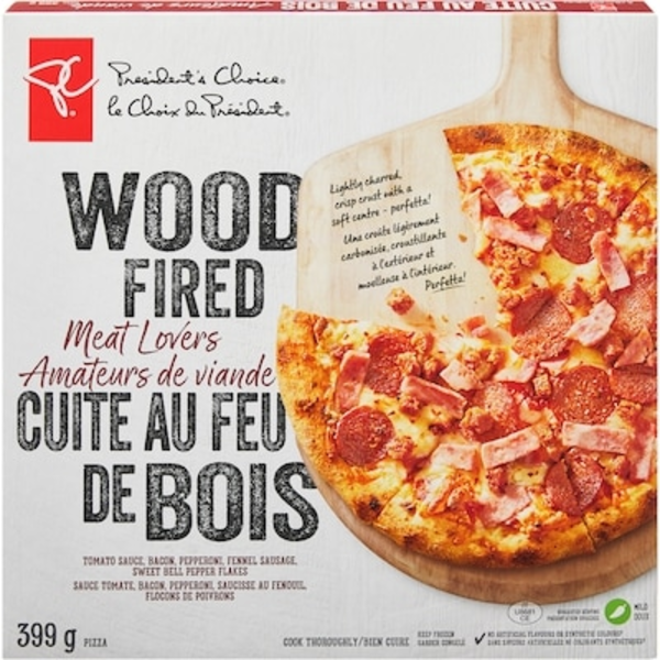President’s Choice Wood Fired Meat Lovers Pizza 399 g