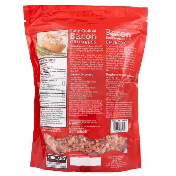 Kirkland Signature Crumbled Bacon 567g