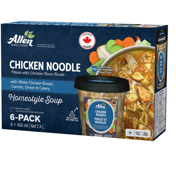 Allen Family Foods Chicken Noodle Soup 6x400ml