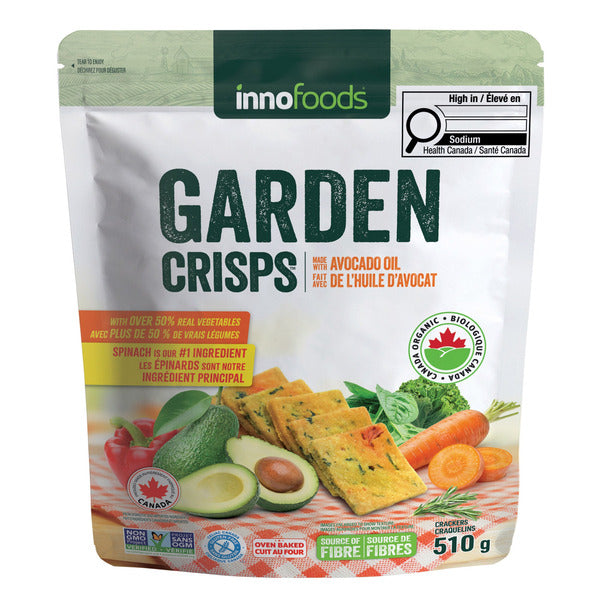 Garden Crisps Organic Vegetable Crackers Inno Foods