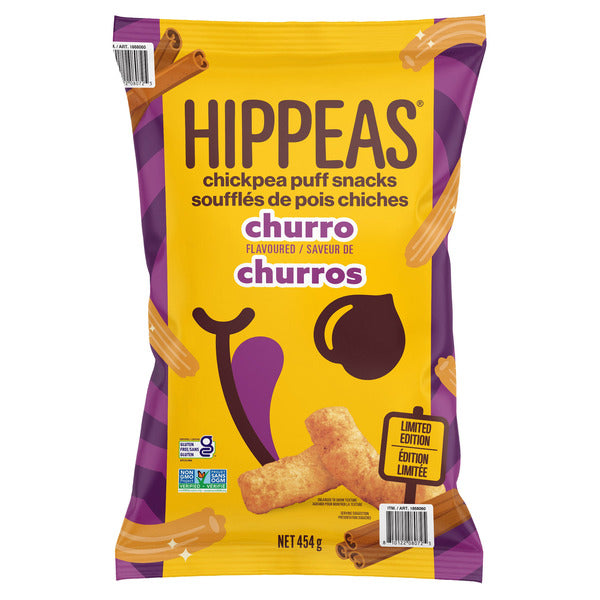 HIPPEAS Churro Chickpea Puffs Snacks