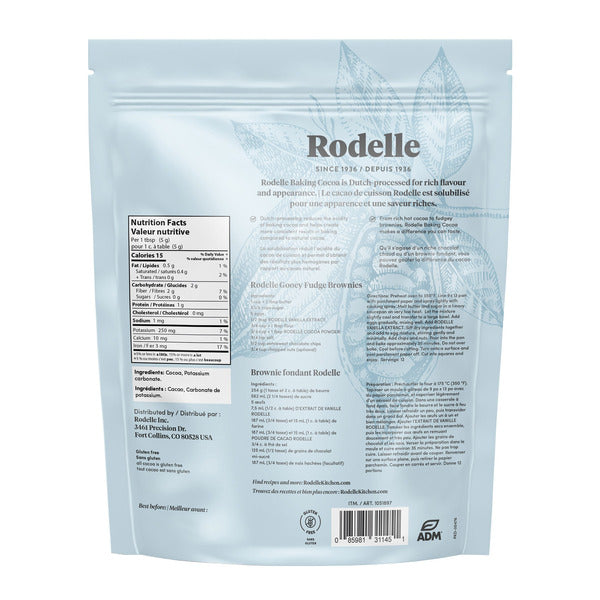 Rodelle Gourmet Dutch Processed Baking Cocoa Item: 1051897 700 g