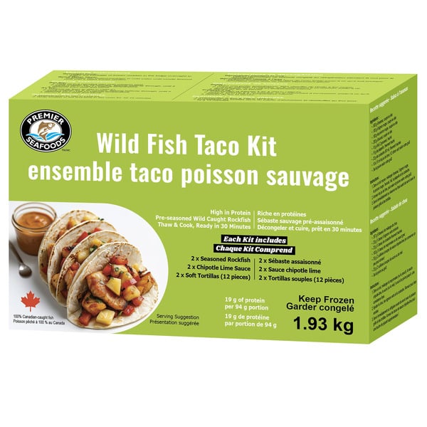 Premier Catch Seafoods Wild Fish Taco Kits