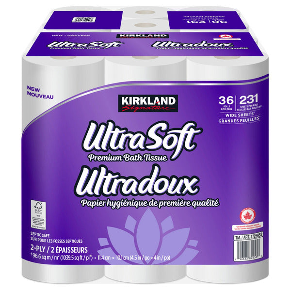 Kirkland Signature Ultra Soft Premium Bath Tissue 36ct