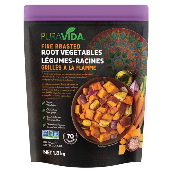 Puravida Fire Roasted Root Vegetables