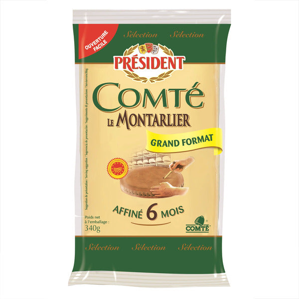 Président 6-Month Old Comte Le Montarlier French Cheese 340g