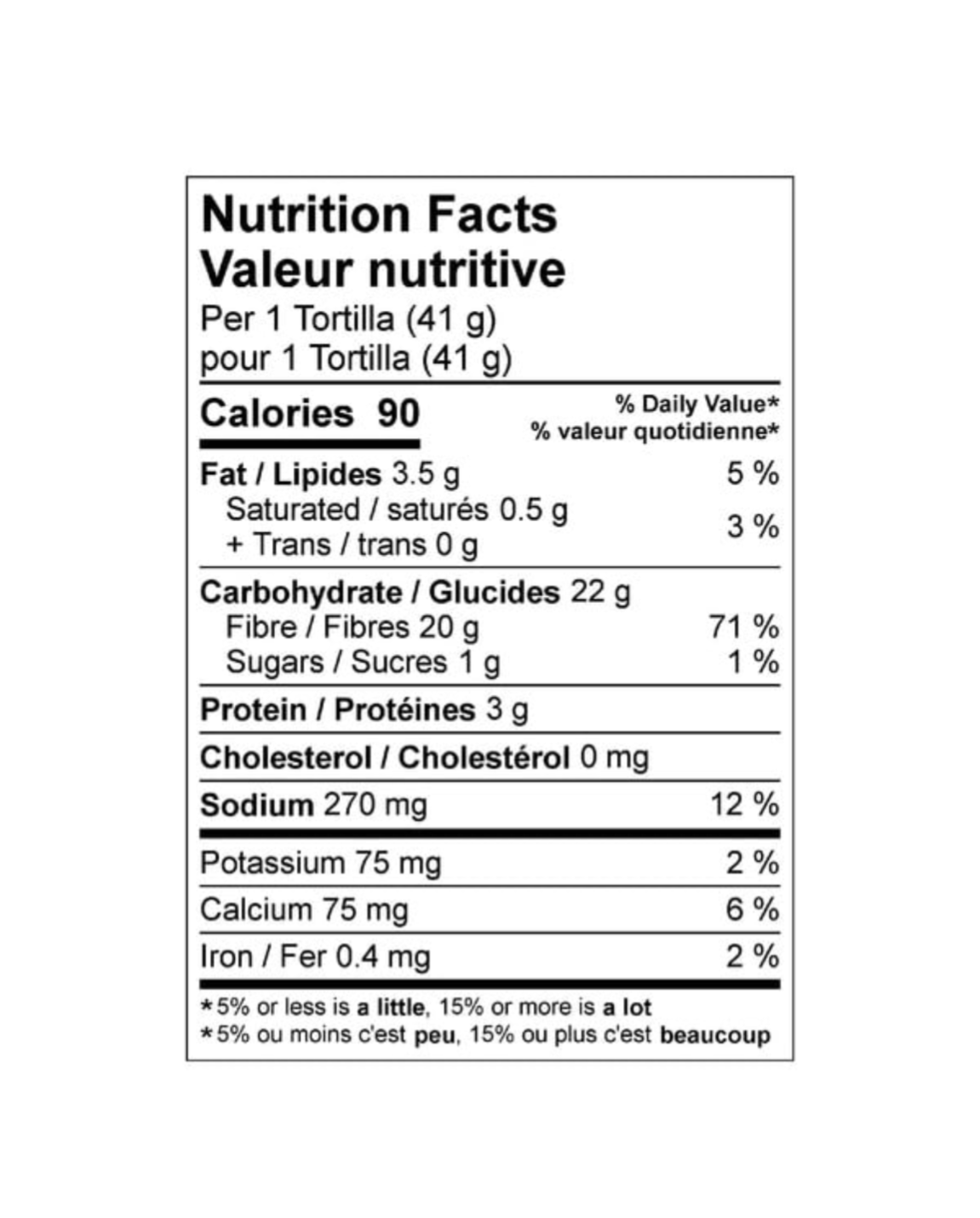 Oroweat Original Keto Tortillas