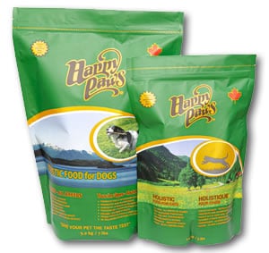 Happy paws dog food 16.3 kg bag