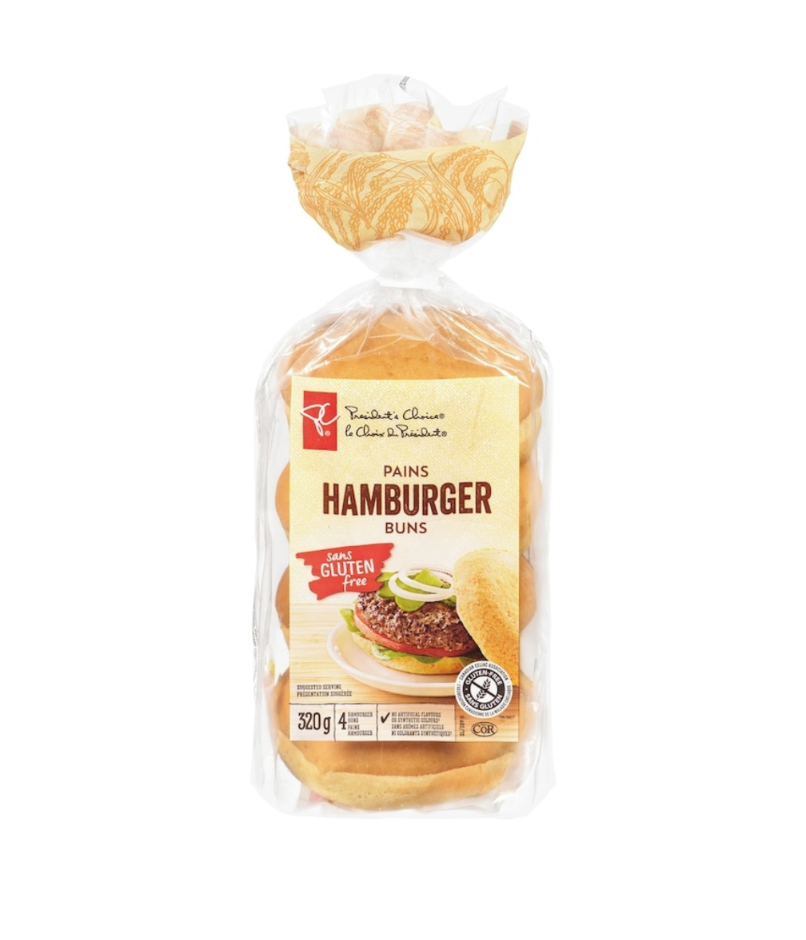 President's Choice Gluten Free Hamburger Buns (320 g)(4pk)