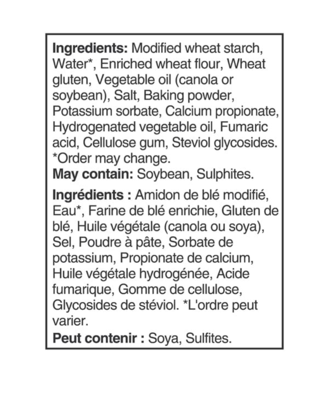 Oroweat Original Keto Tortillas