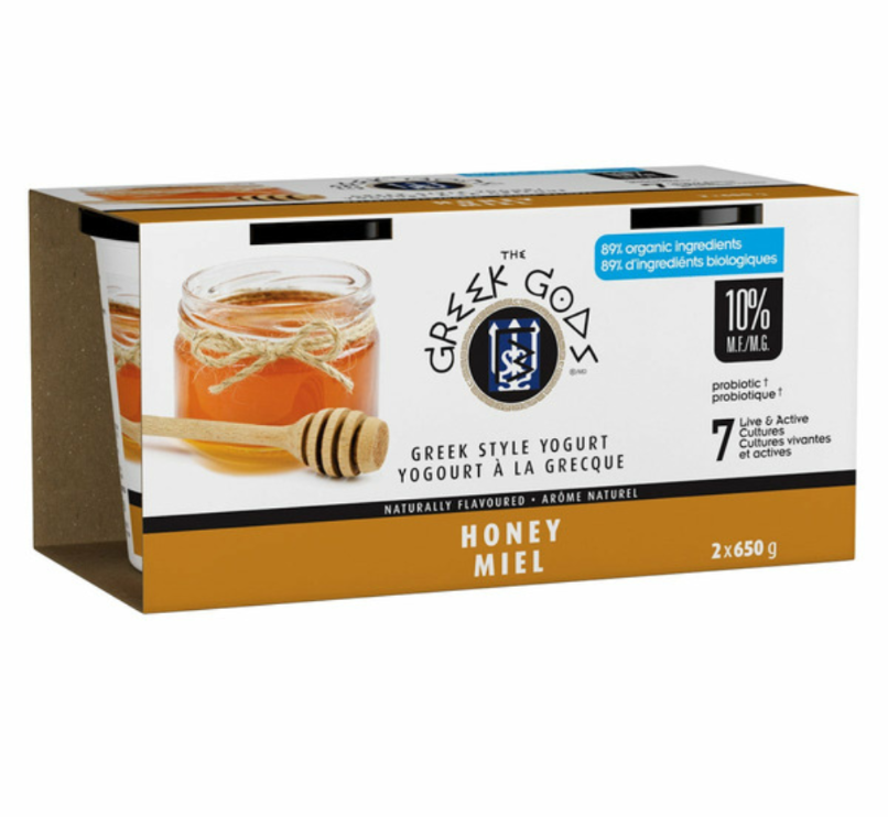 Greek Gods Honey Greek-Style Yogurt 2x 650 g