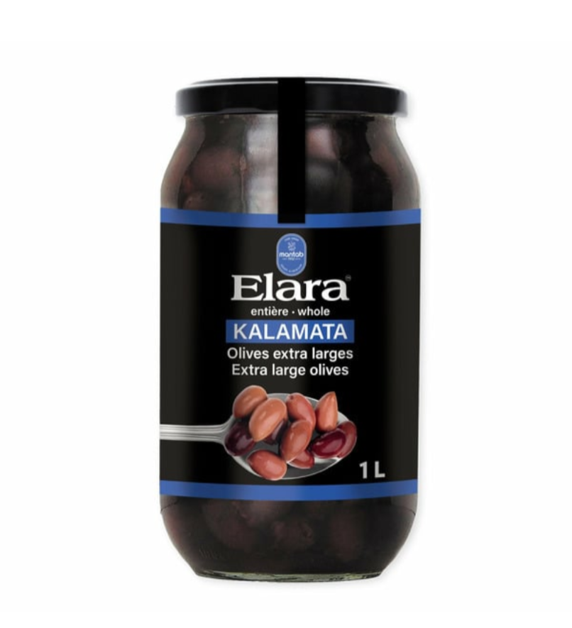 Elara Kalamata Olives 2x1L