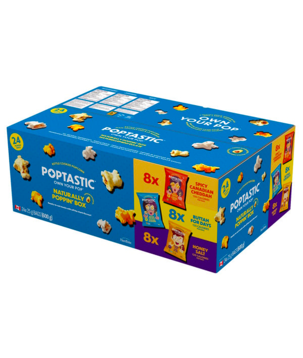 Poptastic kettle cooked popcorn