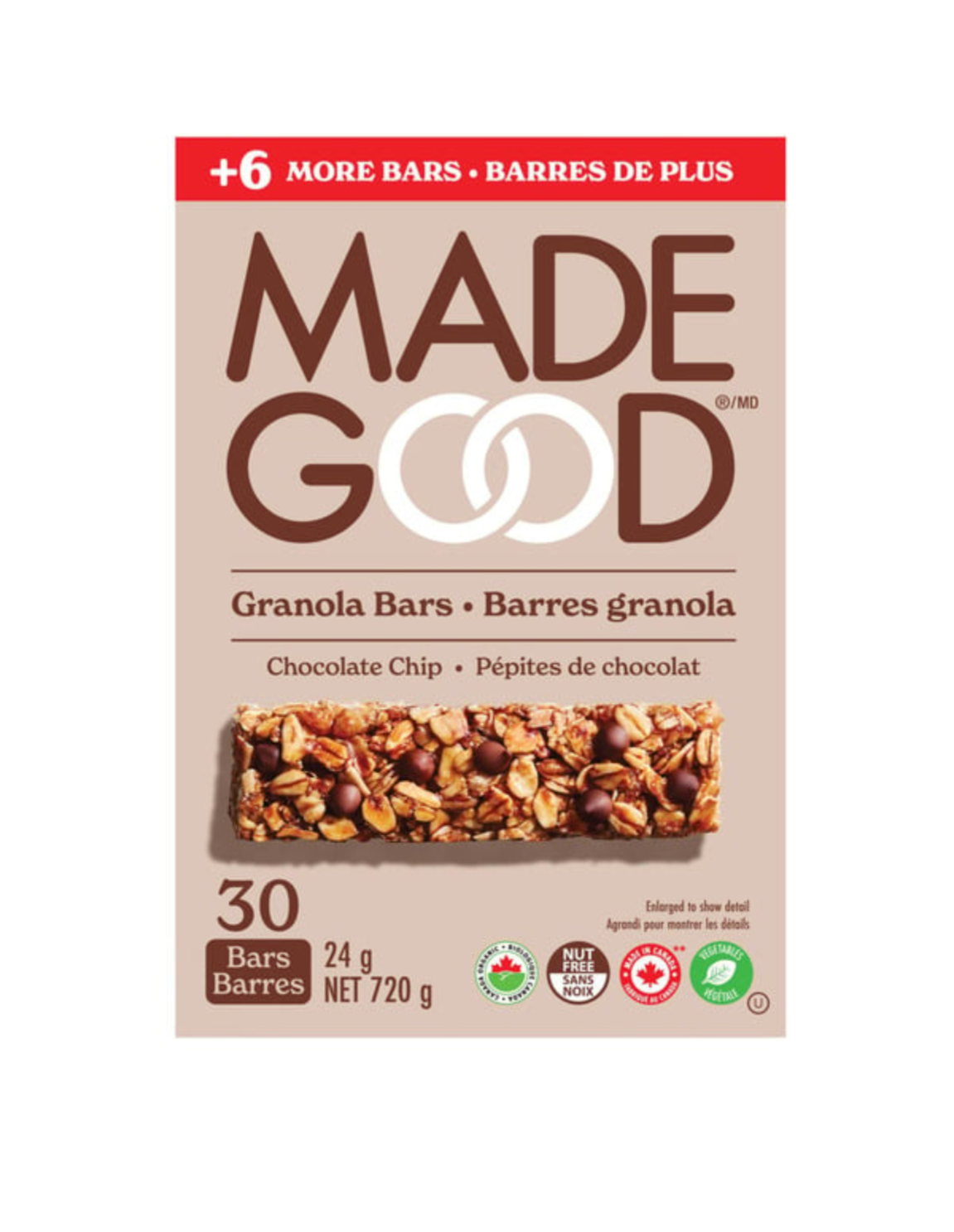 Made Good Organic Chocolate Chip Granola Bars