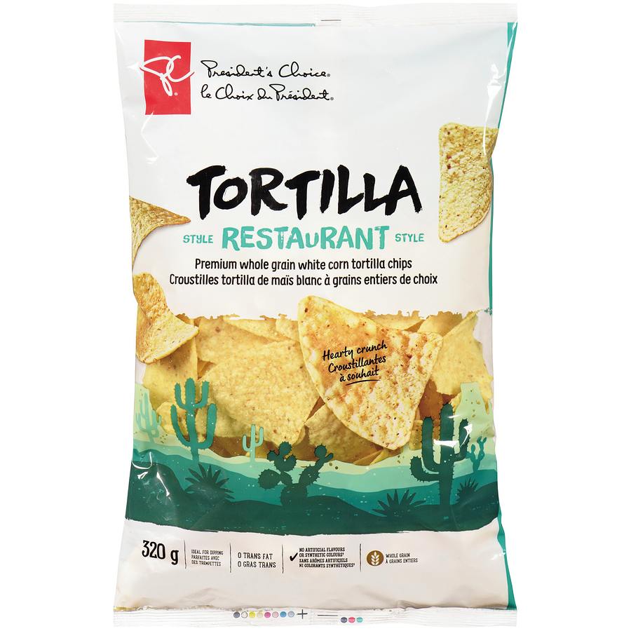 President's Choice Restaurant Style Tortilla Chips – Coastal Connection