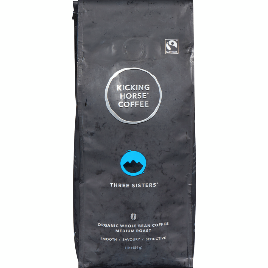 Kicking Horse Coffee Organic Three Sisters Whole Bean Coffee