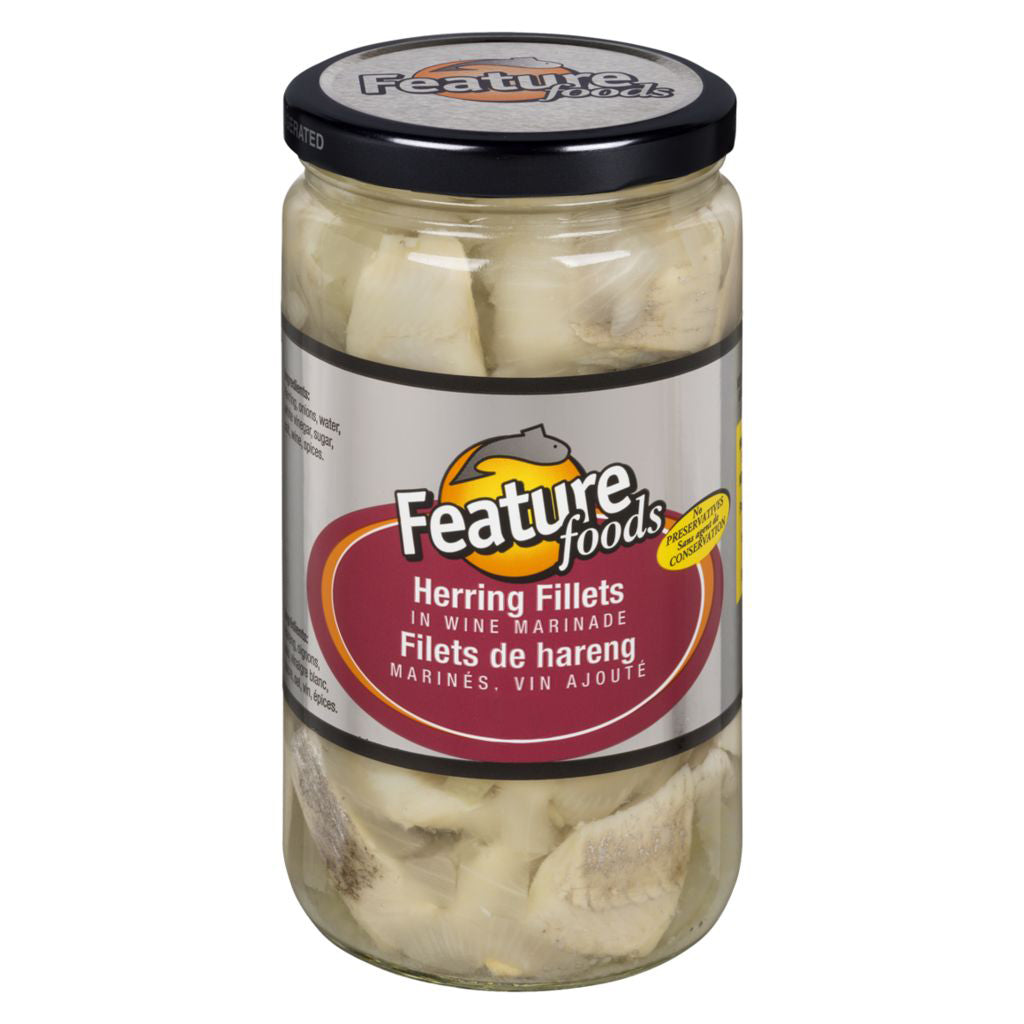 Feature Foods Herring Fillets In Wine Marinade