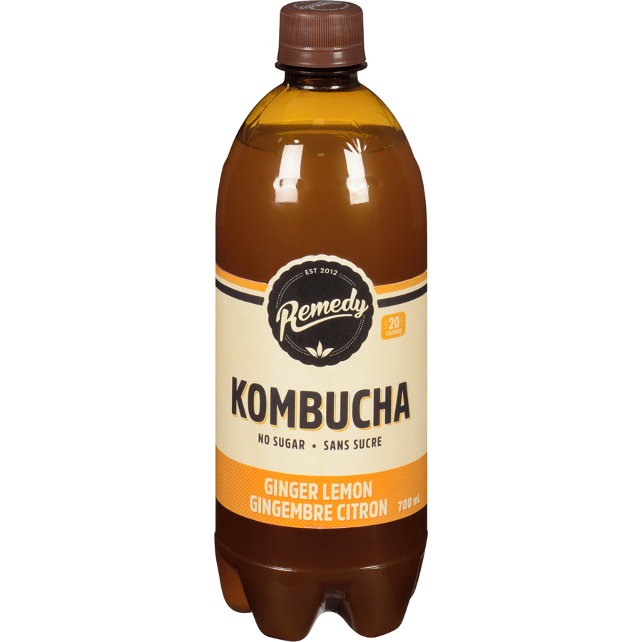 Remedy Kombucha Ginger Lemon Kombucha