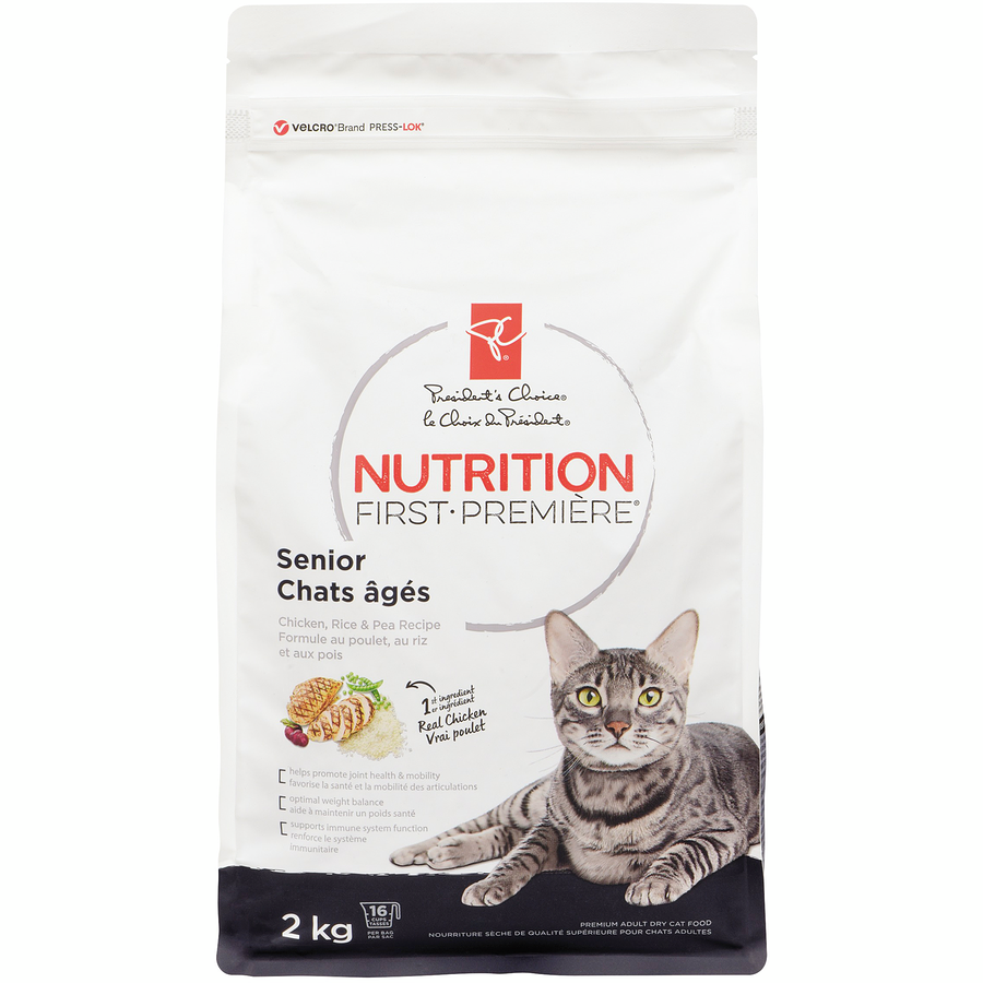 President's Choice Nutrition First Senior Cat Food (Chicken, Rice & Pea)