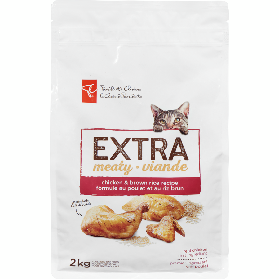 President's Choice Extra Meaty Chicken and Brown Rice Cat Food