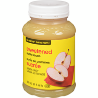 No Name Apple Sweetened Applesauce