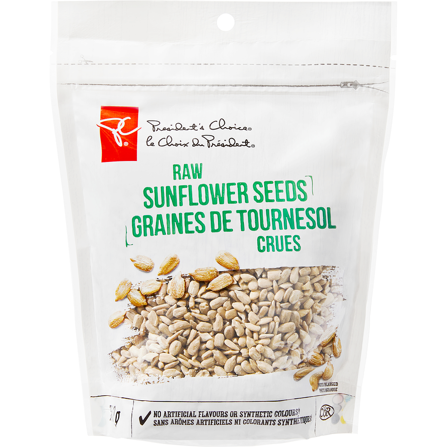 President's Choice Unsalted Raw Sunflower Seeds