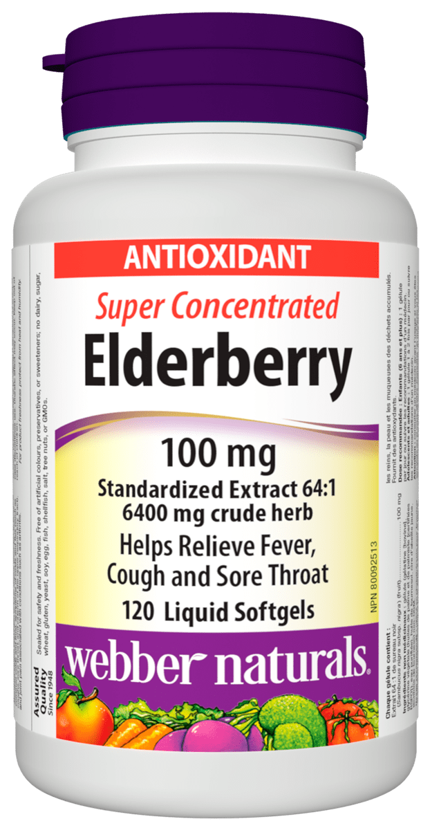 Webber Naturals Super Concentrated Elderberry (2 pack)