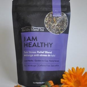 I AM HEALTHY- Tulsi Stress Relief - Hornby Island Tea