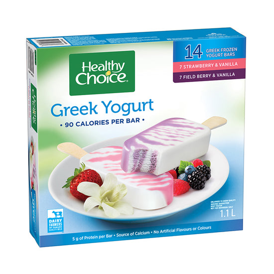 Healthy Choice Greek yogurt bars Coastal Connection