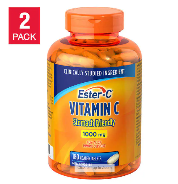 Ester-C 1,000 mg Vitamin C (2 pack)