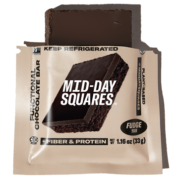 Mid-Day Squares [Fudge YAH] Functional Chocolate Bar