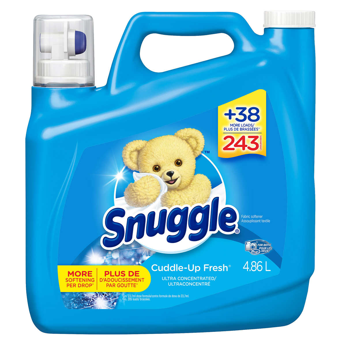 Snuggle liquid fabric softener