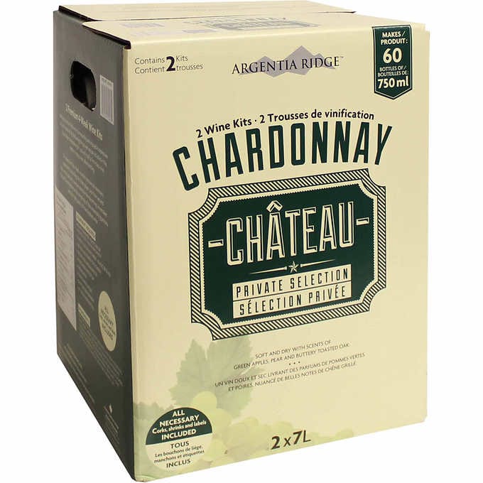 Argentia Ridge Ch√¢teau Private Selection Chardonnay Wine Kit