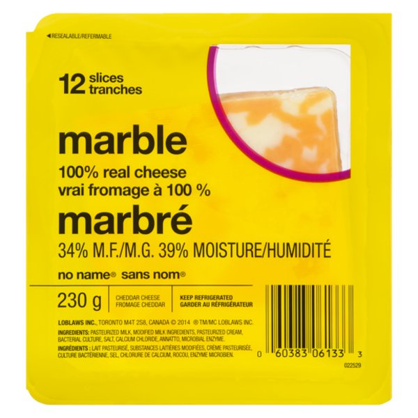 No Name Natural Slices Marble Cheese Sticks