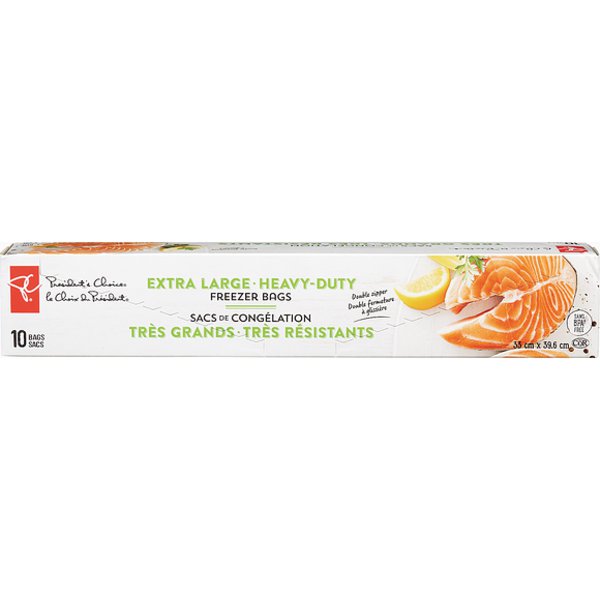 President's Choice Extra Large Heavy Duty Freezer Bags