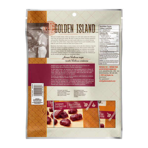 Golden Island Korean Barbecue Pork Jerky (12x42g)