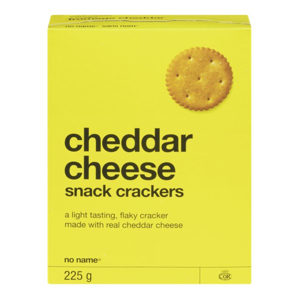 No Name Cheddar Cheese Snack Crackers