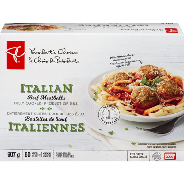Presidents Choice Italian Style Meatballs