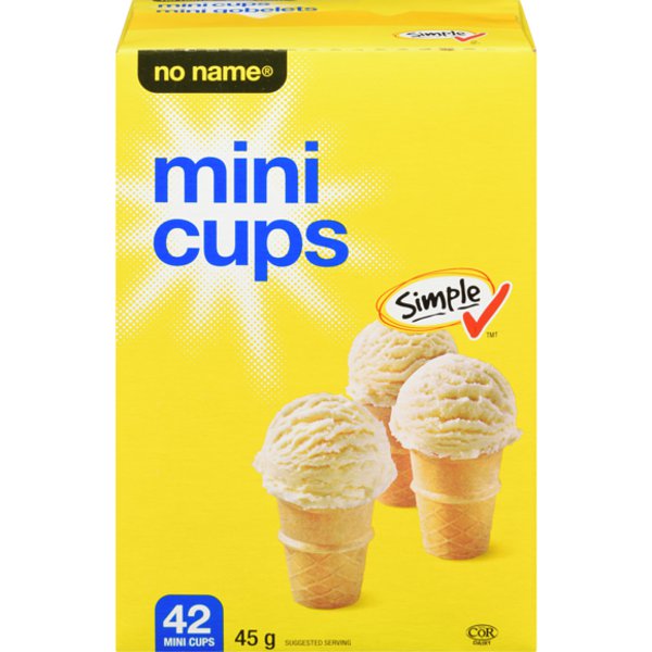 No Name Mini Ice Cream Cups